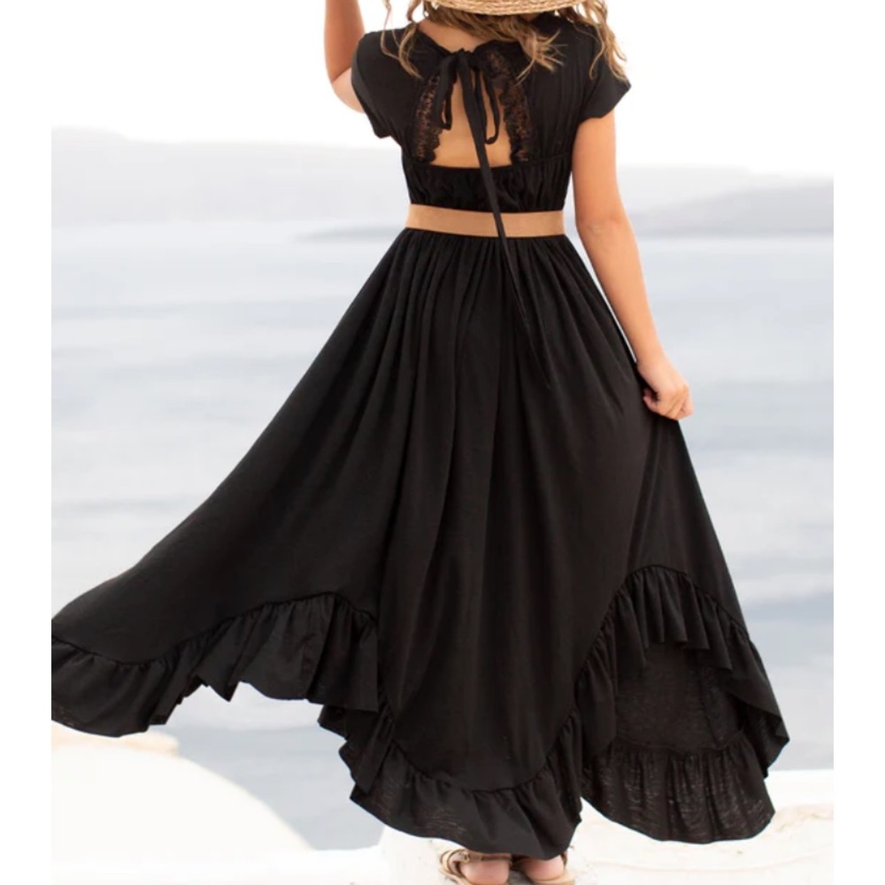 Joyfolie - girls size 10 BLACK BRAELYN DRESS- NWT